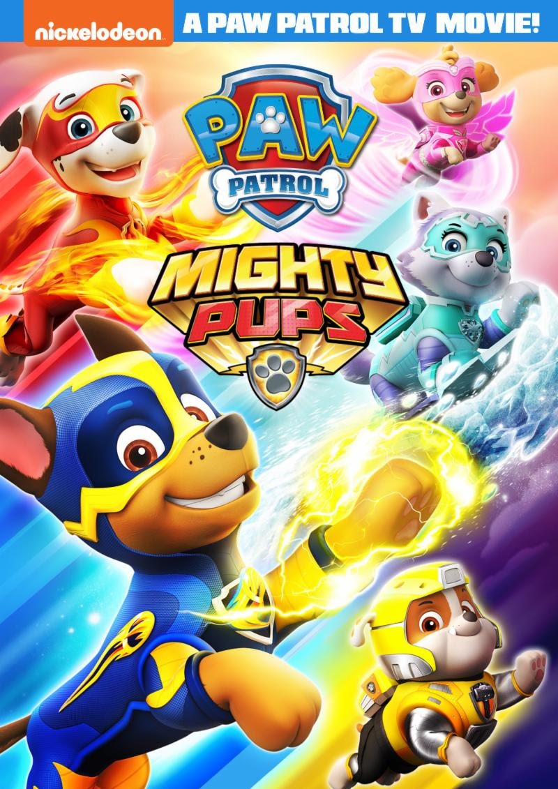 Giveaway Paw Patrol Mighty Pups Dvd Review Mommy Katie - everest roblox walkthrough homesick