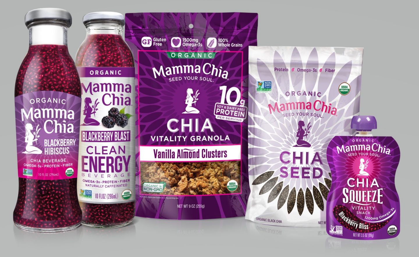 Chia seeds products